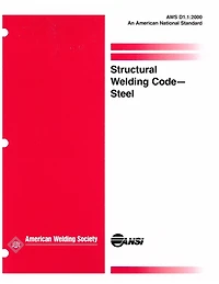 AWS D1.1: Structural Welding Code--Steel (2000)