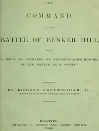 the Command Battle of Bunker Hill