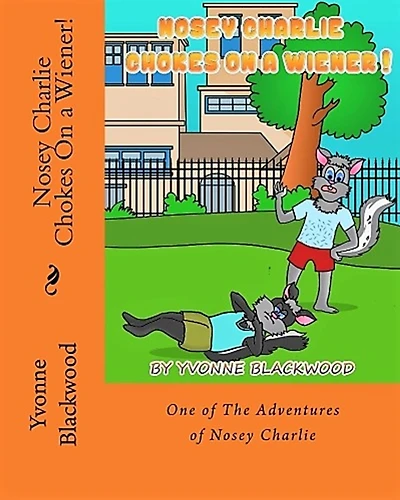 Nosey Charlie Chokes On a Wiener!