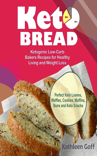 Keto Bread: Ketogenic Low-Carb Bakers Recipes for Healthy Living and Weight Loss (Perfect Keto Loaves, Waffles, Cookies, Muffins, Buns and Keto Snacks)