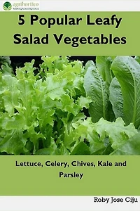 5 Popular Leafy Salad Vegetables: Lettuce, Celery, Chives, Kale, and Parsley