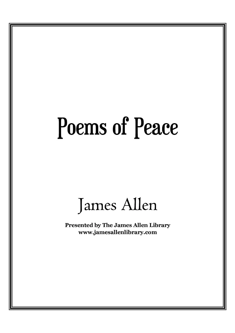 Poems of peace