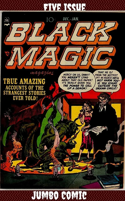 Black Magic Five Issue Jumbo Comic