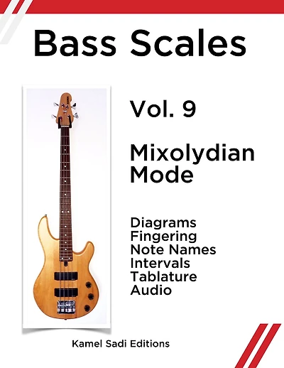 Bass Scales Vol. 9 Mixolydian Mode