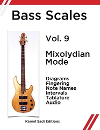 Bass Scales Vol. 9 Mixolydian Mode