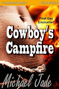 Cowboy's Campfire (cowboy, mutual group masturbation, cum shot on pic, gay cowboy fantasy)