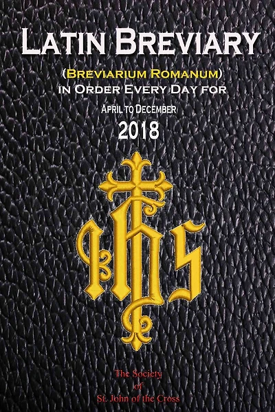 Latin Breviary (Breviarium Romanum): Every Day, in Order for 2018