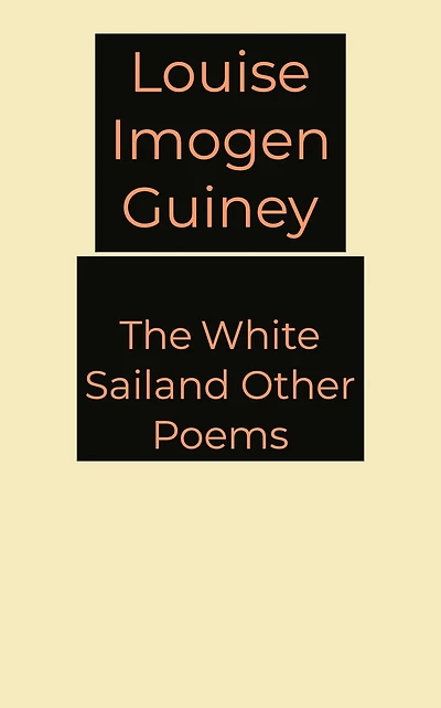 The White Sail, and Other Poems