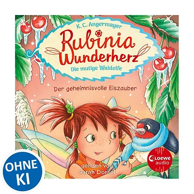 Rubinia Wunderherz, die mutige Waldelfe (Band 5) - Der geheimnisvolle Eiszauber: Magisches Hörbuch über Natur, Tiere und Freundschaft für Kinder (Abridged)