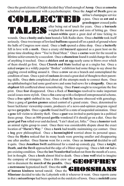 Collected Tales: Fables and Parables Search of a Moral