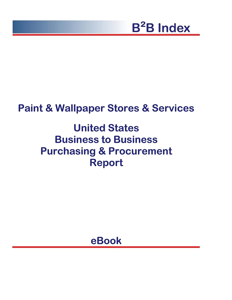 Paint & Wallpaper Stores & Services B2B United States