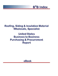 Roofing, Siding & Insulation Material Wholesale, Specialist B2B United States