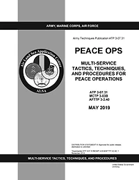 Army Techniques Publication ATP 3-07.31 Peace Ops Multi-service Tactics, Techniques, and Procedures for Peace Operations