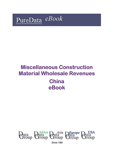 Miscellaneous Construction Material Wholesale Revenues in China