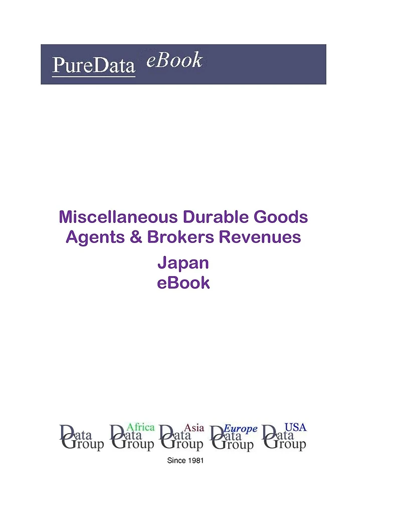 Miscellaneous Durable Goods Agents & Brokers Revenues in Japan