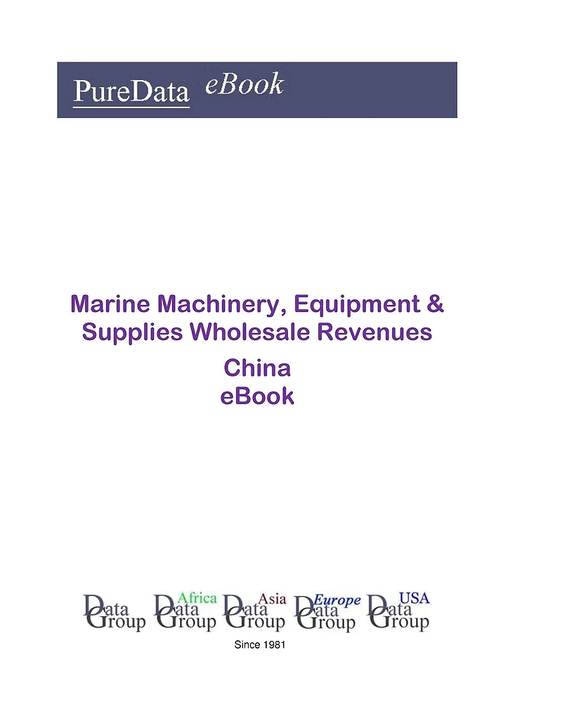 Marine Machinery, Equipment & Supplies Wholesale Revenues in China