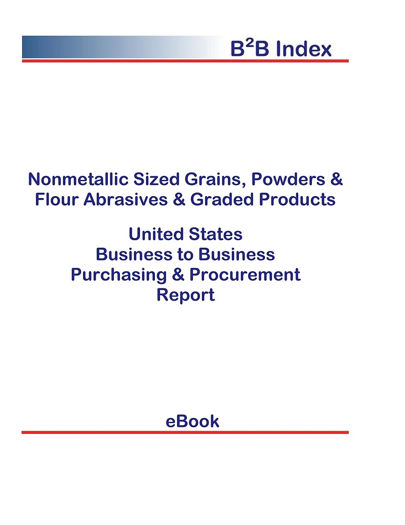 Nonmetallic Sized Grains, Powders & Flour Abrasives & Graded Products B2B United States