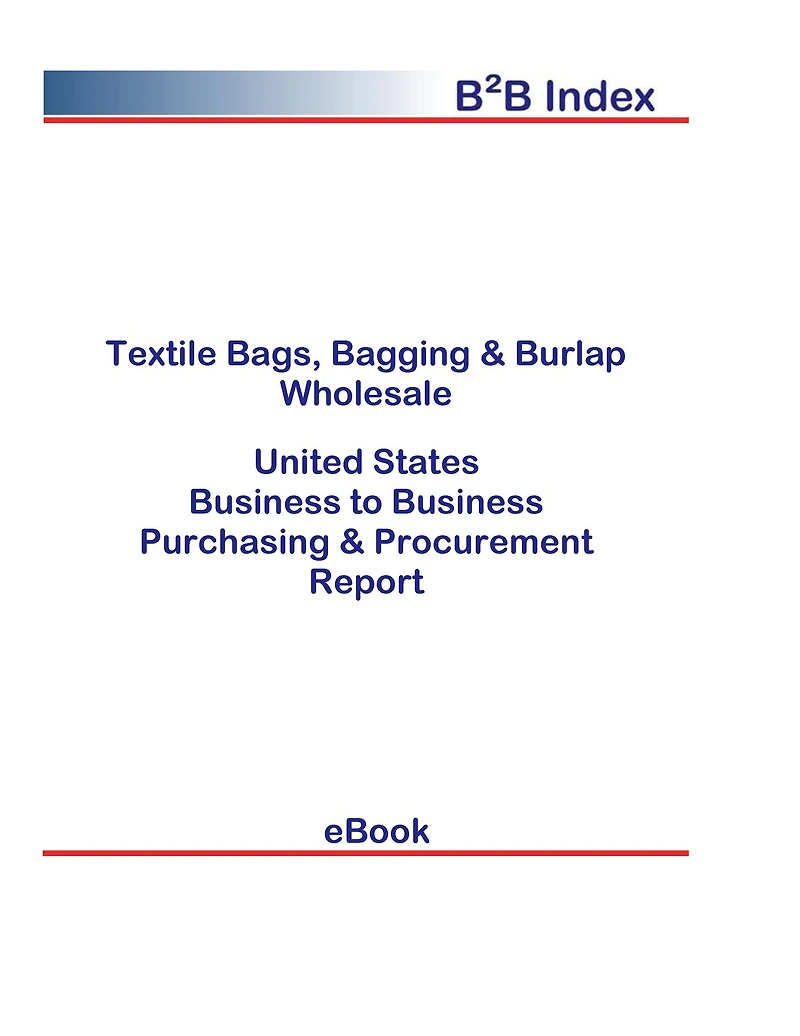 Textile Bags, Bagging & Burlap Wholesale B2B United States