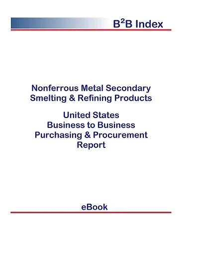 Nonferrous Metal Secondary Smelting & Refining Products B2B United States
