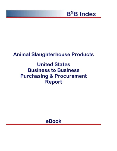 Animal Slaughterhouse Products B2B United States