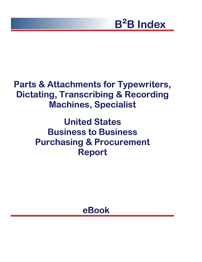 Parts & Attachments for Typewriters, Dictating, Transcribing & Recording Machines, Specialist B2B United States