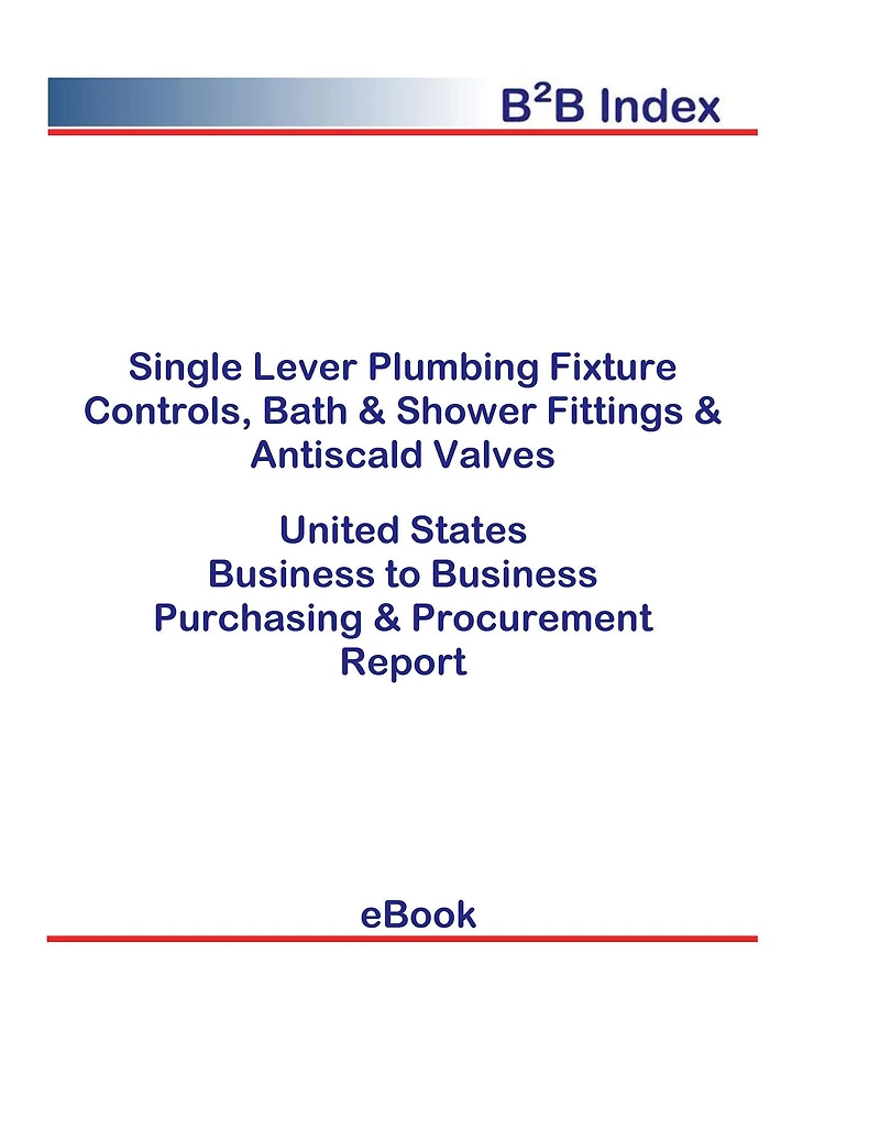 Single Lever Plumbing Fixture Controls, Bath & Shower Fittings & Antiscald Valves B2B United States