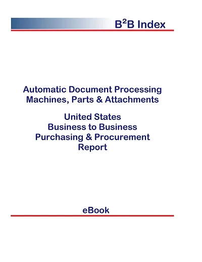 Automatic Document Processing Machines, Parts & Attachments B2B United States