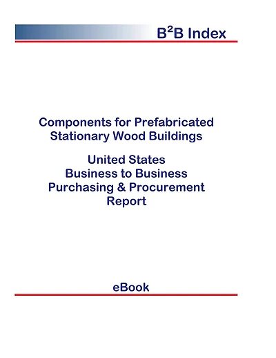 Components for Prefabricated Stationary Wood Buildings B2B United States