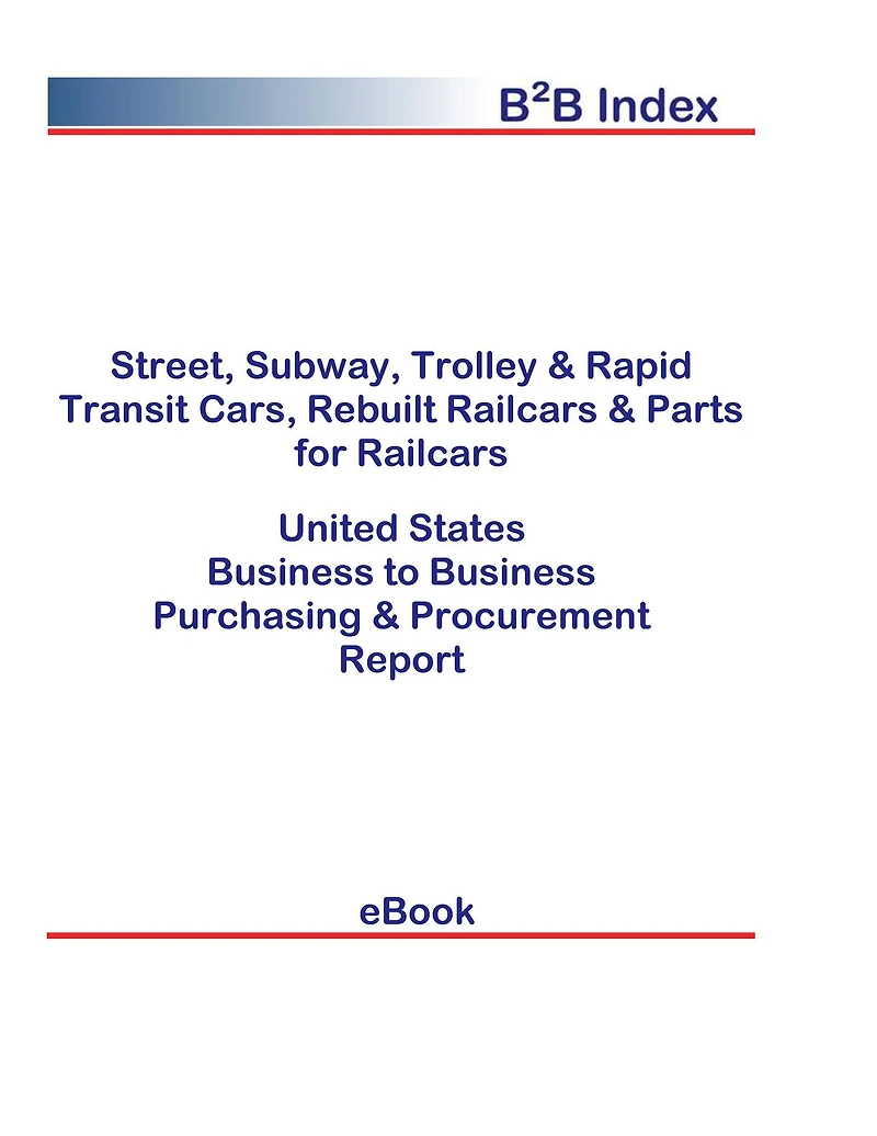 Street, Subway, Trolley & Rapid Transit Cars, Rebuilt Railcars & Parts for Railcars B2B United States