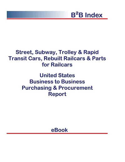 Street, Subway, Trolley & Rapid Transit Cars, Rebuilt Railcars & Parts for Railcars B2B United States