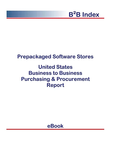 Prepackaged Software Stores B2B United States