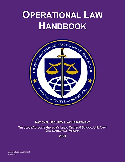 2021 Edition US Army Operational Law Handbook