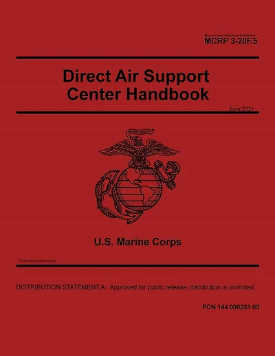 Marine Corps Reference Publication MCRP 3-20F.5 Direct Air Support Center Handbook June 2021