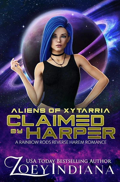 Claimed by Harper: A Rainbow Rods RH Romance