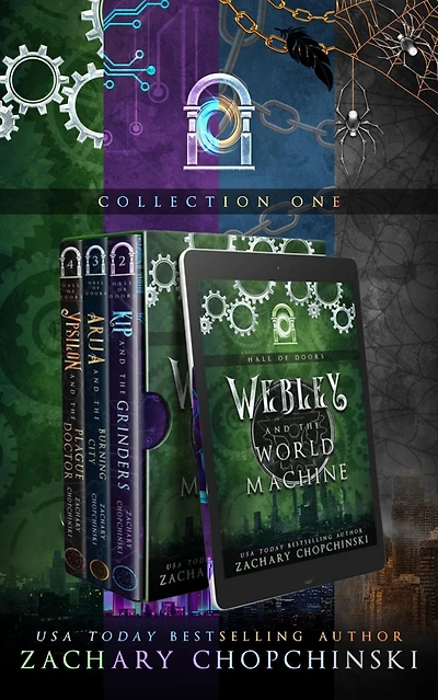 Hall of Doors Collection 1 (Books 1-4): A Snarky Portal Adventure