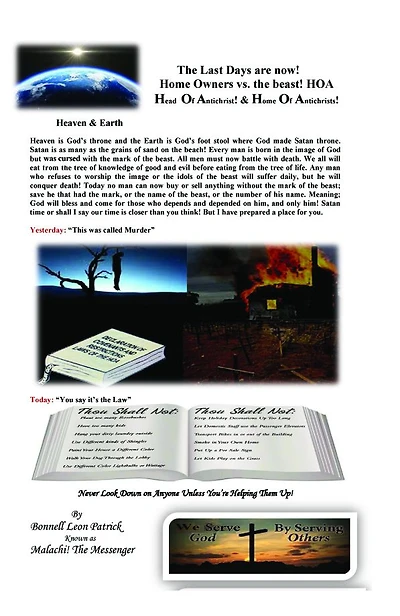 THE LAST DAYS ARE NOW! Home Owners vs. The Beast! Head-Of-Antichrist! & Home of Antichrists