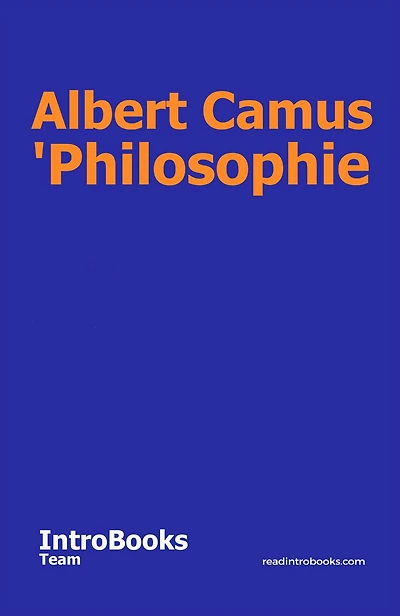 Albert Camus 'Philosophie