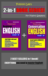 Preston Lee's 2-in-1 Book Series! Beginner English & Conversation English Lesson 1: 20 For Filipino Speakers