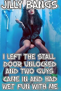 I Left the Stall Door Unlocked and Two Guys Came in and Had Wet Fun with Me