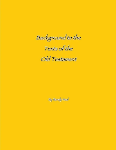 Backgrounds to the Text of the Old Testament
