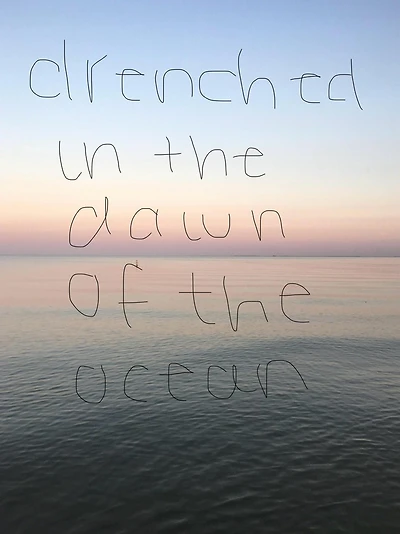 Drenched in the Dawn of the Ocean