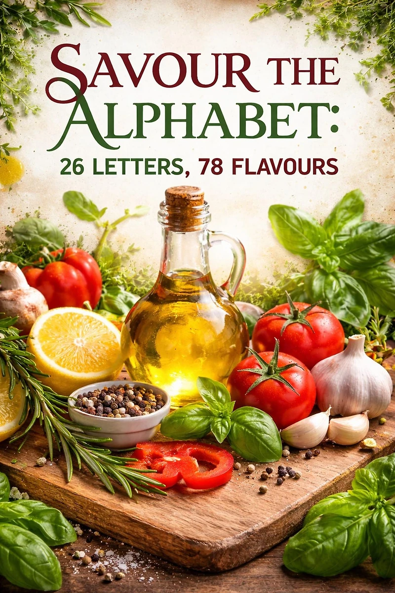 Savour the Alphabet: 26 Letters, 78 Flavours