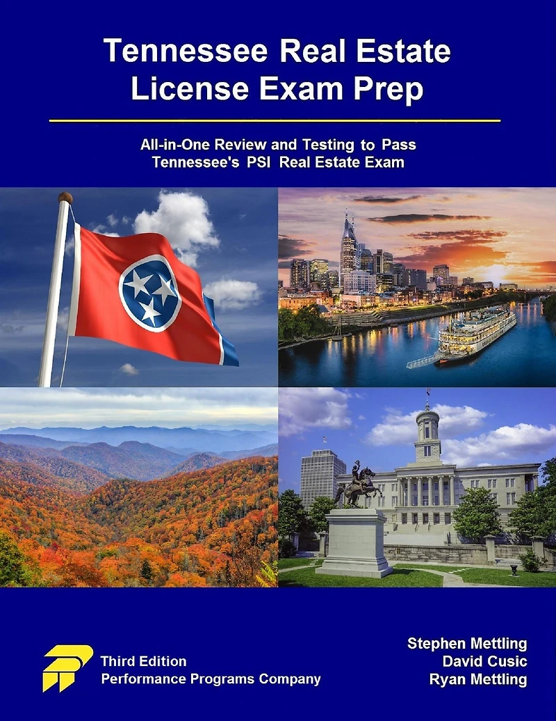 Tennessee Real Estate License Exam Prep: All-in-One Review and Testing to Pass Tennessee's PSI