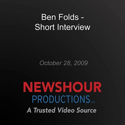 Ben Folds - Short Interview (Abridged)