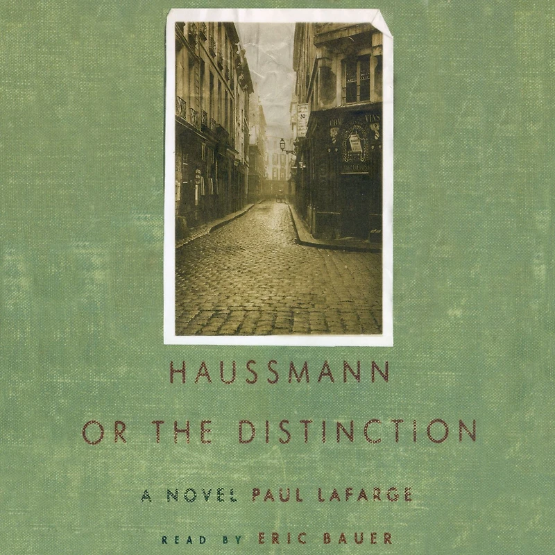 Haussmann, or the Distinction: A Novel