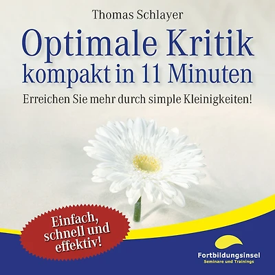 Optimale Kritik - kompakt 11 Minuten: Erreichen Sie mehr durch simple Kleinigkeiten!