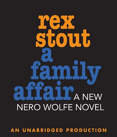 A Family Affair (Nero Wolfe Series)