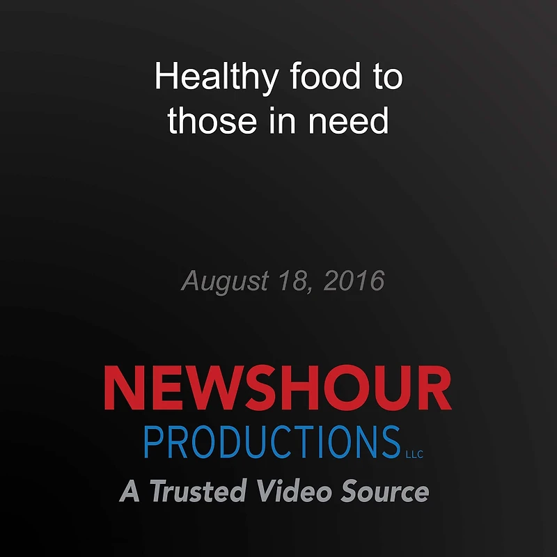 Healthy food to those in need