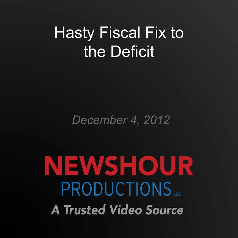 Hasty Fiscal Fix to the Deficit