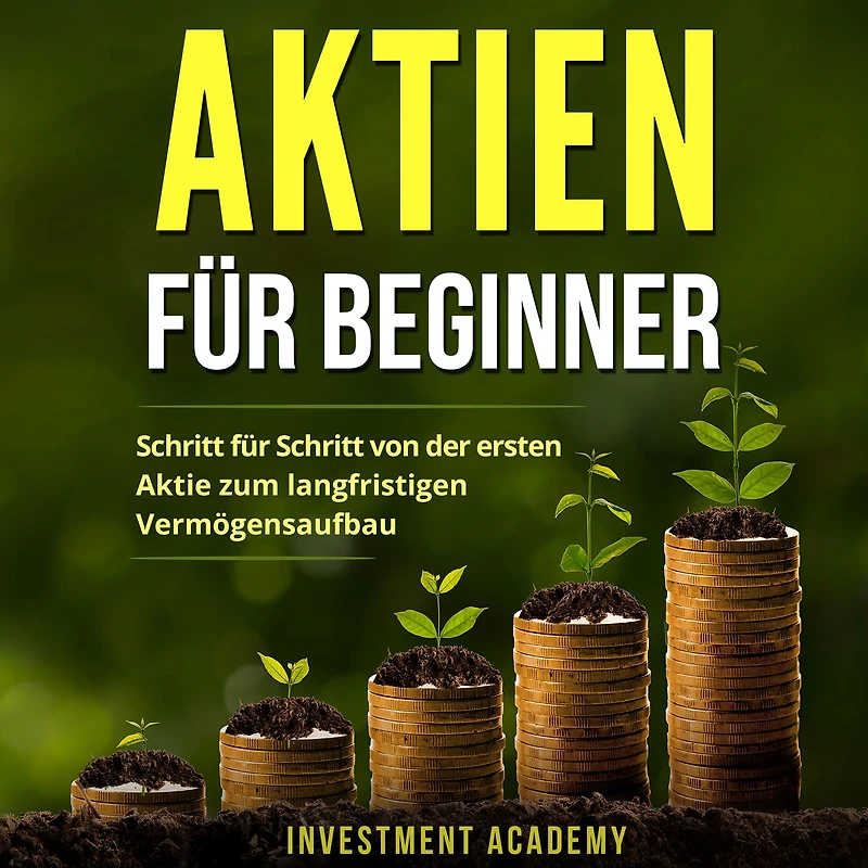 Aktien für Beginner: Schritt von der ersten Aktie zum langfristigen Vermögensaufbau - Geld Sparen, Ansparen und langfristig anlegen